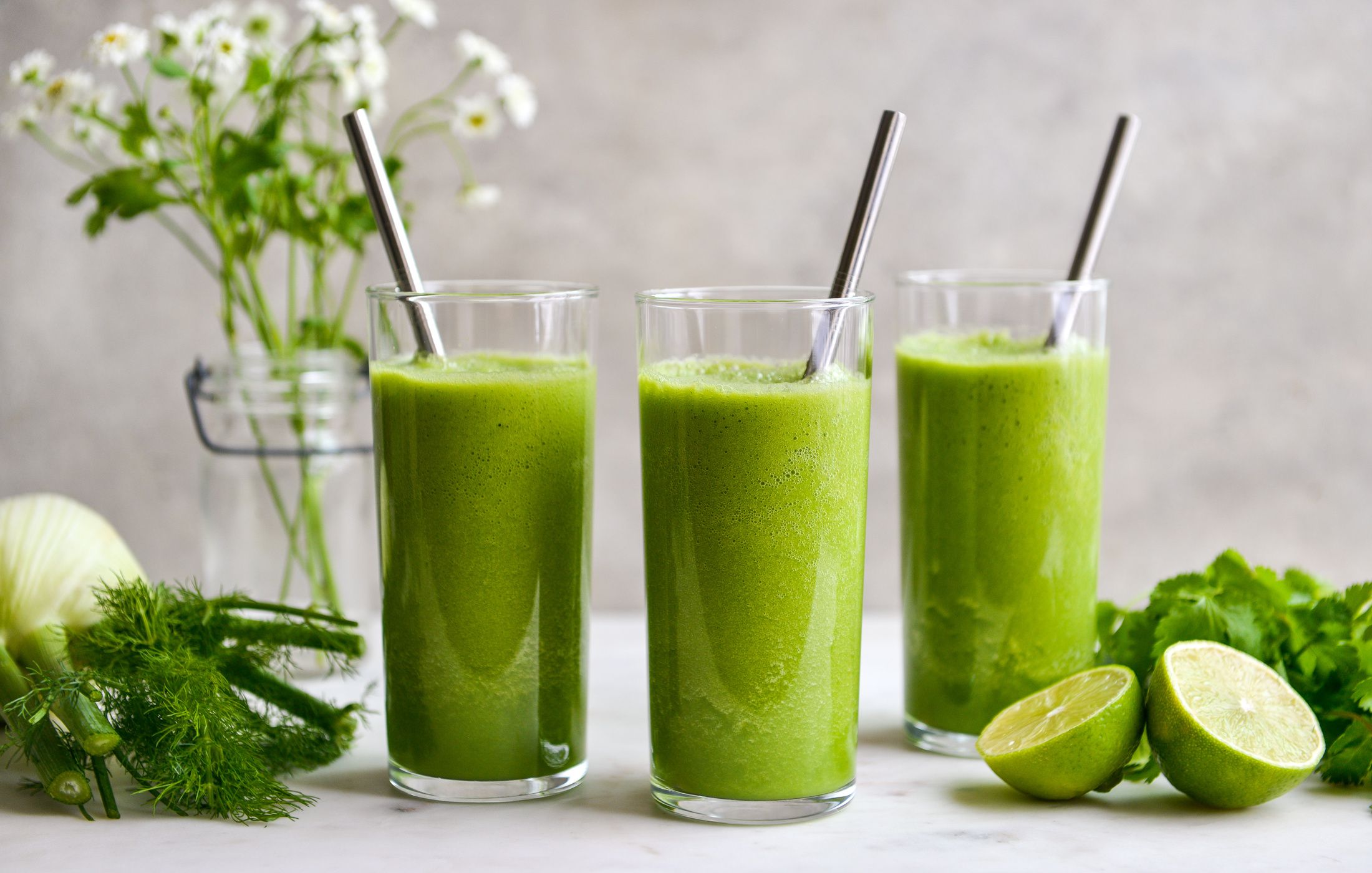 AntiInflammatory FennelCilantro Green Smoothie Nourishing Meals®